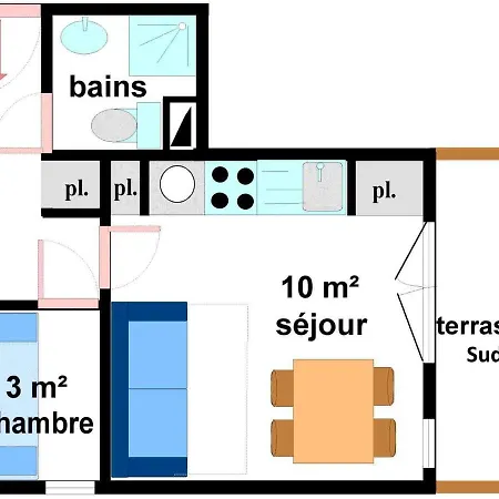 Apartament Pour 4 Personnes A Val Cenis Lanslevillard, Proche Remontees Mecaniques Et Commerces - Fr-1-508-231
